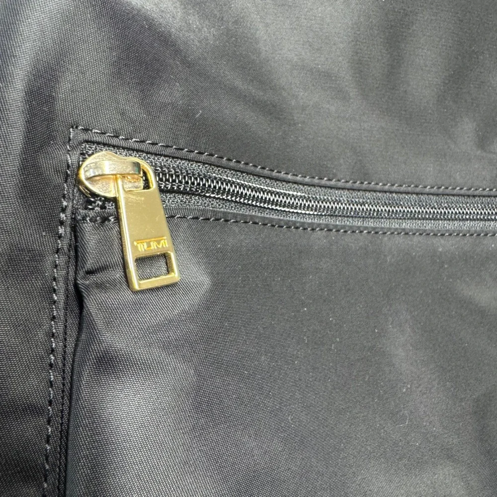 Tumi Just In Case Backpack Black Excellent Packable Travel Nylon (2088)